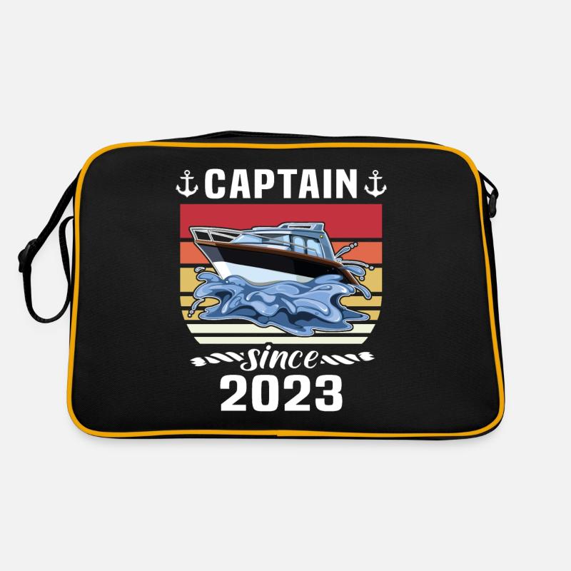 Capitaine 2023 bateau titulaire d’un permis bateau Sac Retro