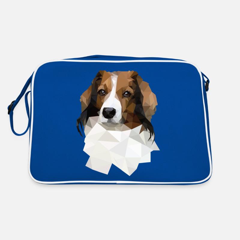 Kooikerhondje im Polygon Style Retro Tasche