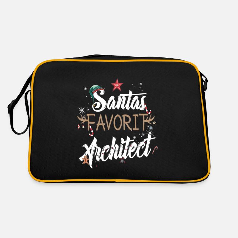 L’architecte préféré du Père Noël au moment de Noël Sac Retro