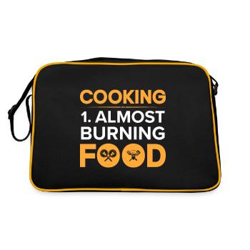 Chef Citation Cadeau Drôle Chef - Sac Retro - noir/or - Dos