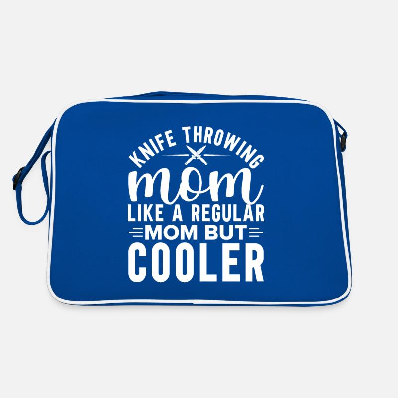 Messerwurfscheibe Geschenk Messerwerfer Retro Tasche
