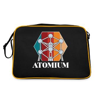 Atomium Atomic nucleus Bruxelles Science for Ph - Sac Retro - noir/or - Dos