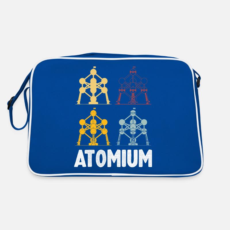 Atomium atomic nucleus from Brussels Physics Science Retro Bag
