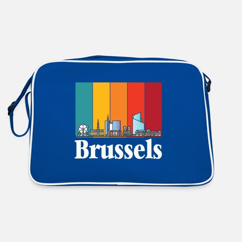 Brussels Atomium Atomic Nucleus Science of Physics Retro Bag