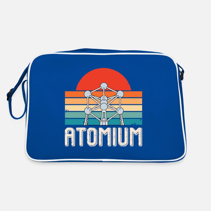 Atomic Physics Atomium Atomic nucleus Science Physicist Retro Bag