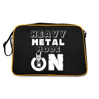 Mode Heavy Metal sur Rocking Music Concert Hard Roc - Sac Retro - noir/or - Dos