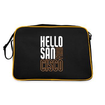 San Francisco - Retro Bag - black/gold - Back