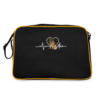 Berger allemand - Sac Retro - noir/or - Dos