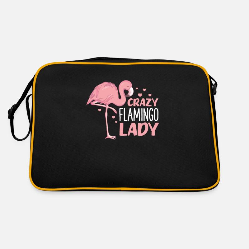 Flamingo Lady Pink Bird Summer Holiday Gift Retro Bag