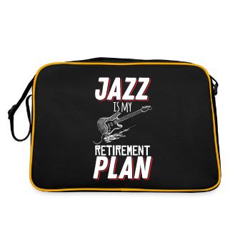 Régime de retraite de la musique jazz Musiciens - Sac Retro - noir/or - Dos