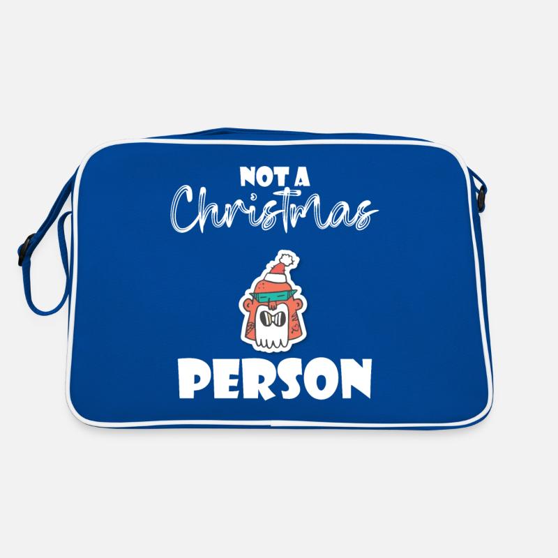Ironic Punks No Christmas for Punks Funny Retro Bag