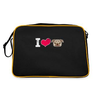 Carlin - Sac Retro - noir/or - Dos