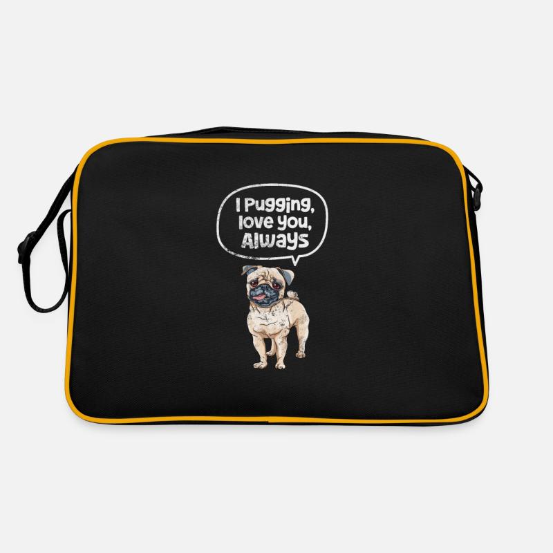 Mops Retro Tasche