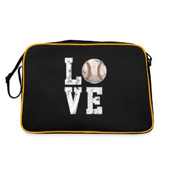 Softball - Retro Bag - black/gold - Back