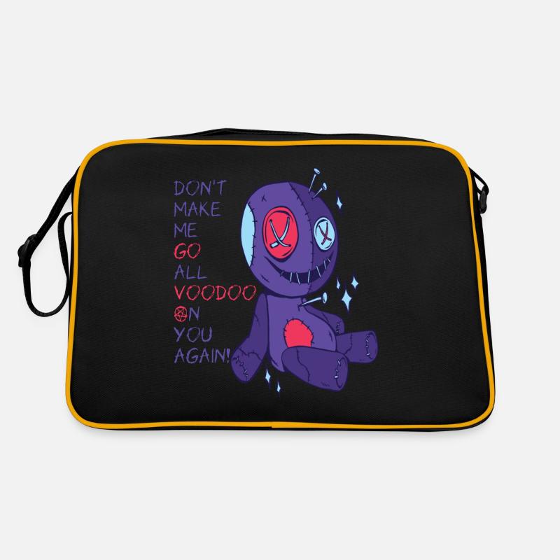 Vaudou à vous ! Sorcellerie effrayante d’Halloween Sac Retro