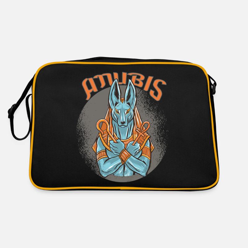 Pyramides de Gizeh Anubis Egypte Souvenir Egyptologue Sac Retro
