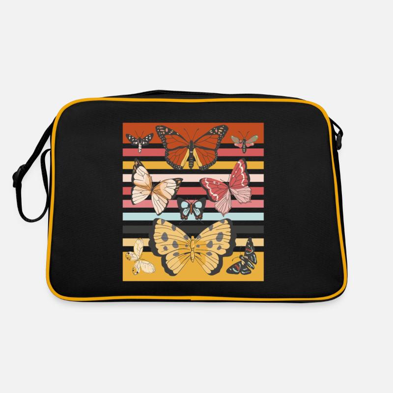 Cute Butterfly Collection Butterflies Retro Bag