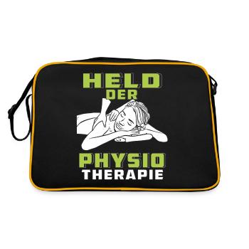 HELD DER PHYSIOTHERAPIE - Retro Tasche - Schwarz/Gold - Hinten