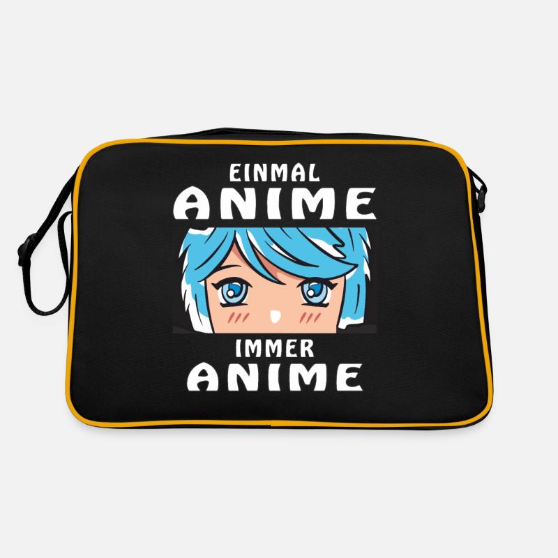 EINMAL ANIME IMMER ANIME Retro Tasche