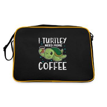 Tortue - Sac Retro - noir/or - Dos