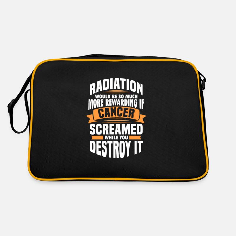 Krebs Krank Krankheit Kampf Geschenk Retro Tasche