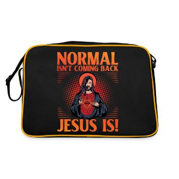 Normal ne revient pas Jésus est - Sac Retro - noir/or - Dos