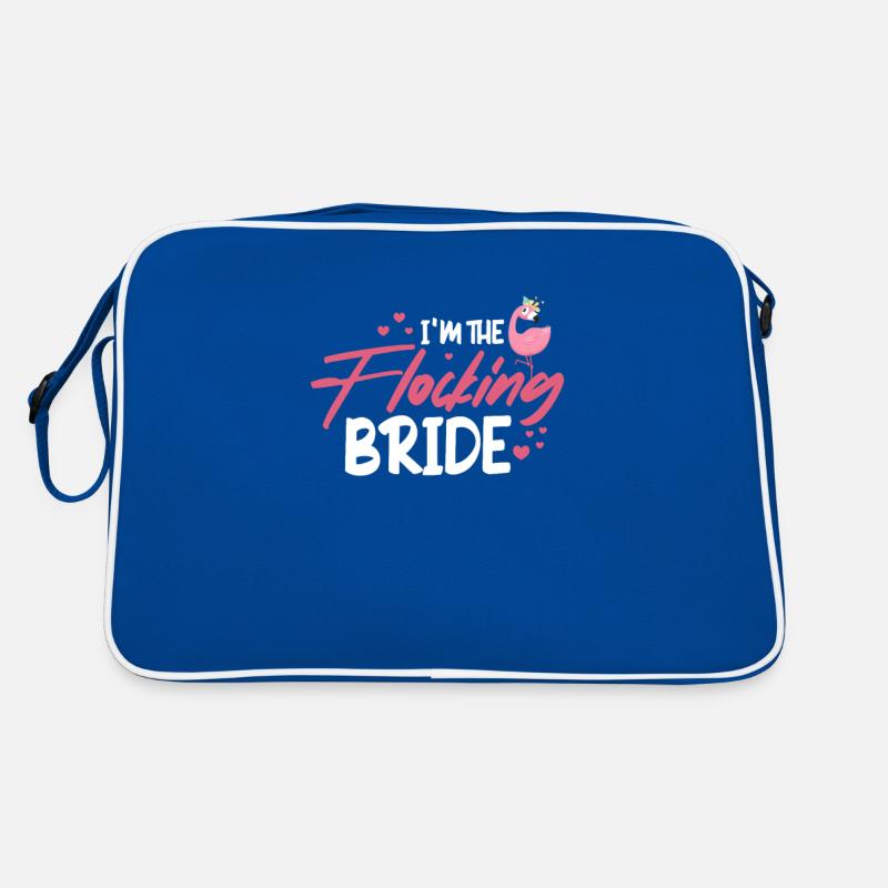 Flamingo Bride Bachelorette JGA Gift Retro Bag
