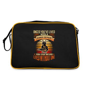 Berger allemand - Sac Retro - noir/or - Dos
