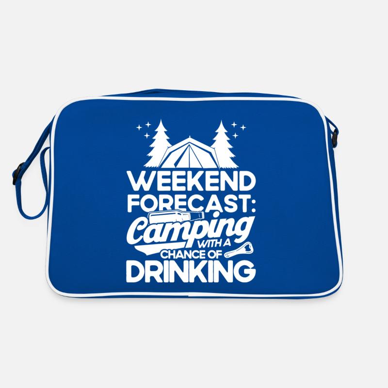 Camping Gift Drôle de dicton pour les campeurs Sac Retro