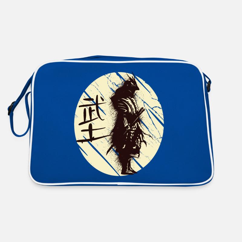 Japanischer Kunst Samurai Japanischer Krieger Kata Retro Tasche