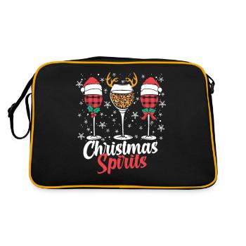 Esprits de Noël - Sac Retro - noir/or - Dos
