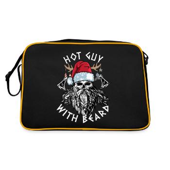 barbe de Noël Barbu Viking - Sac Retro - noir/or - Dos