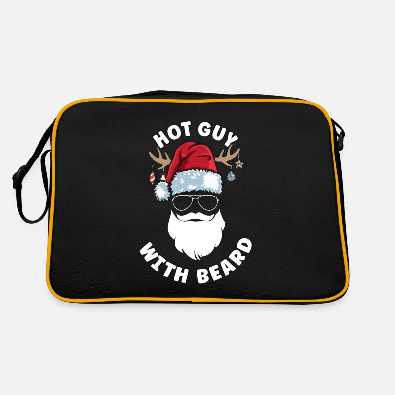 Geilertypmitbart Weihnachten Bartträger Bart Retro Tasche