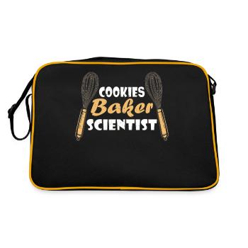 Сookie Baker Scientist Cook Christmas whisk - Sac Retro - noir/or - Dos