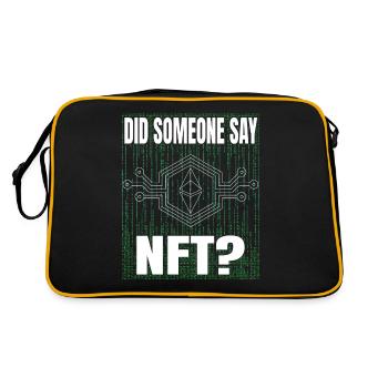 Did anyone say virtual money for NFT tokens? - Retro Bag - black/gold - Back