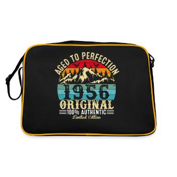 Aged to perfection 1956 original - Retro Bag - black/gold - Back