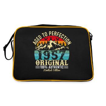 Aged to perfection 1957 original - Retro Bag - black/gold - Back