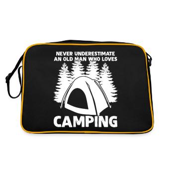 Camping Camping Tente de camping - Sac Retro - noir/or - Dos
