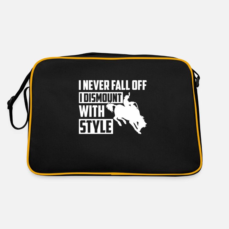 Je ne tombe jamais démonter avec style, rodéo Sac Retro