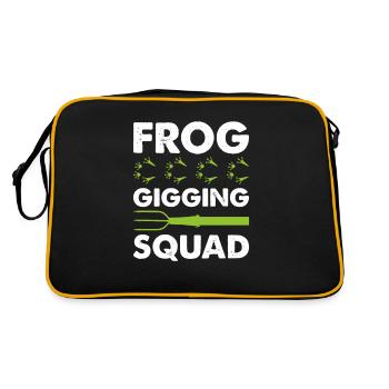 Frog Gigging Squad, Frog Hunt - Retro Bag - black/gold - Back