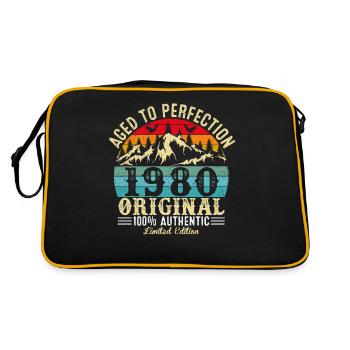 Aged to perfection 1980 Original - Retro Bag - black/gold - Back