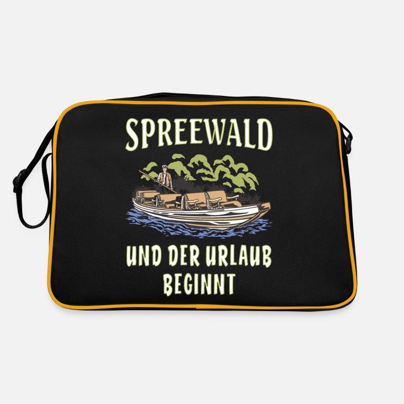 SPREEWALD UND DER URLAUB BEGINNT Retro Tasche