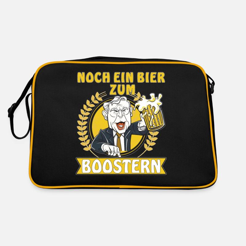 NOCH EIN BIER ZUM BOOSTERN Retro Tasche