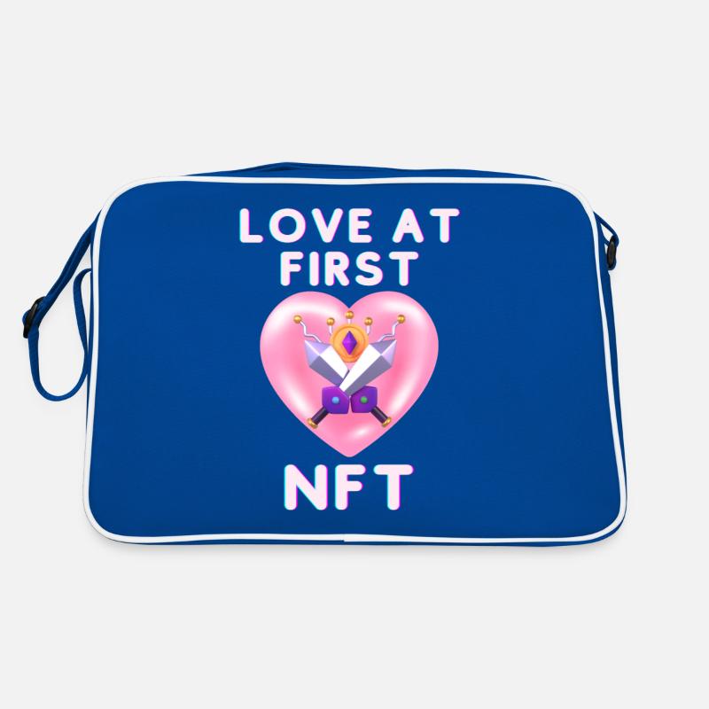 Love on the first nft Love for NFT Valentine's Day Retro Bag