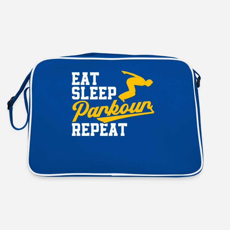Parkour Gift Freerunning Parkour Runner Retro Bag
