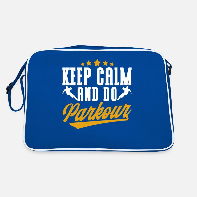 Parkour Gift Freerunning Parkour Runner Retro Bag