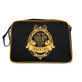 Thérapie de magasinage - Sac Retro - noir/or - Dos
