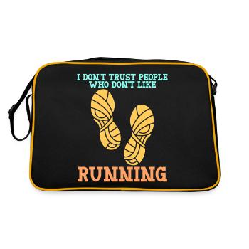Marathon Running Jogging Running Chaussures de course - Sac Retro - noir/or - Dos