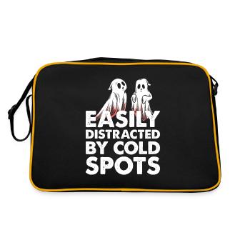 Easily Distracted By Cold Spots - Retro Bag - black/gold - Back