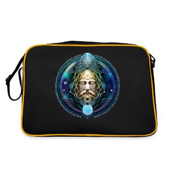 Entité Elfe Machine de Dimension Supérieure - Sac Retro - noir/or - Dos